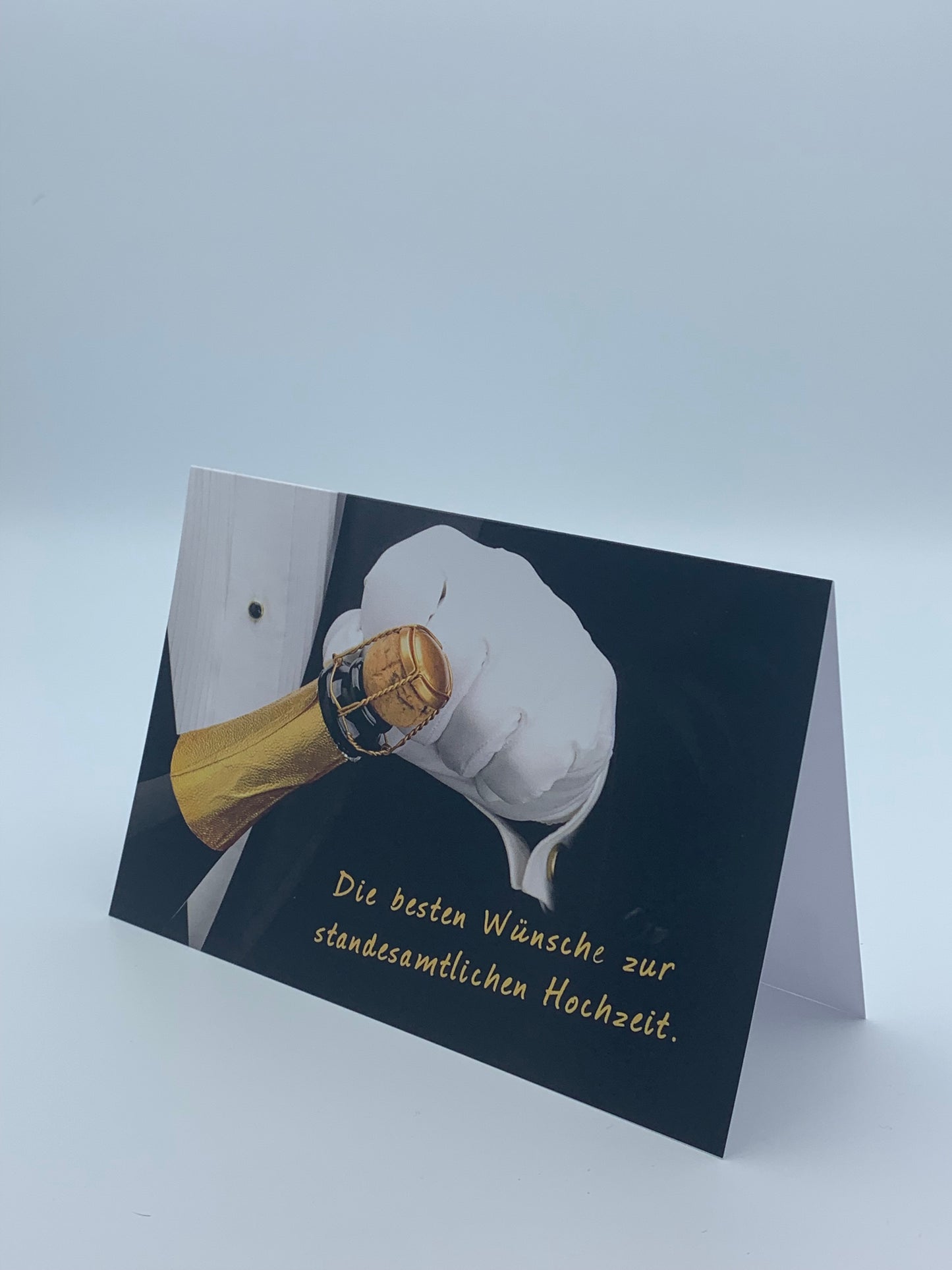 Goldkarte Hochzeit "champagne" - (1g - 5g)