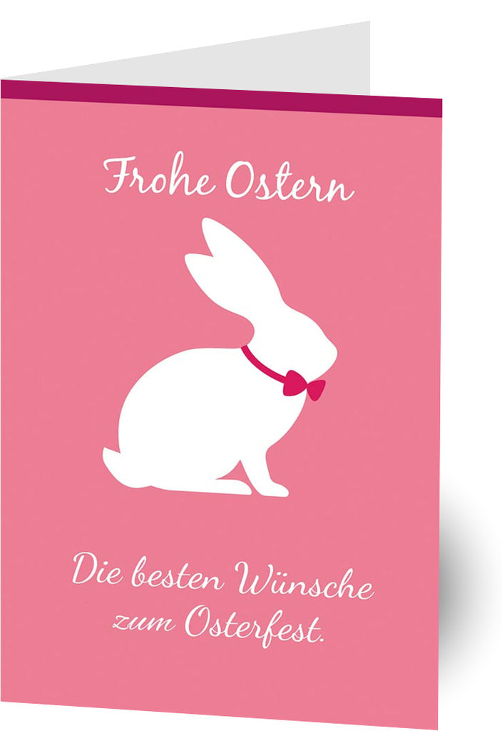 Goldkarte Ostern "pink Rabbit" - (1g - 5g)