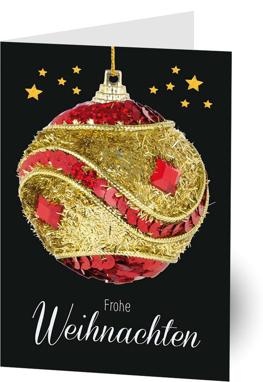 Goldkarte Weihnachten "christmas ball" - (1g - 5g)