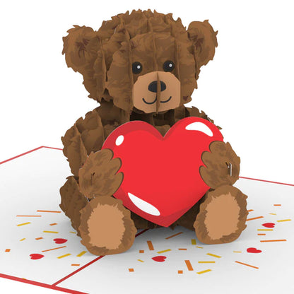 Goldkarte Liebe "Pop-Up Teddy" - (1g - 5g)